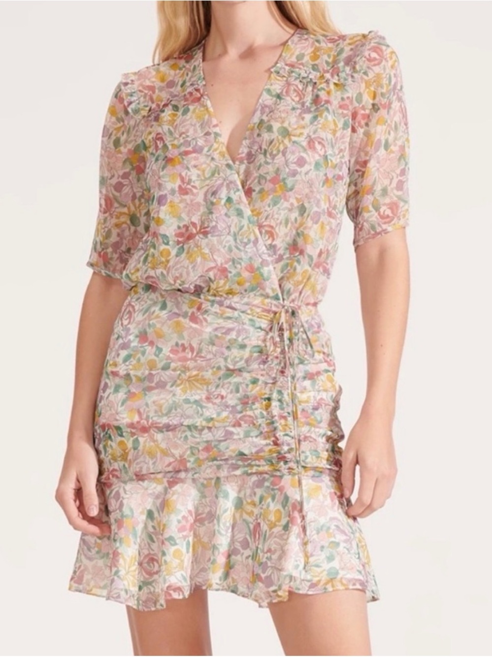 Veronica Beard Dakota Silk Mini Dress